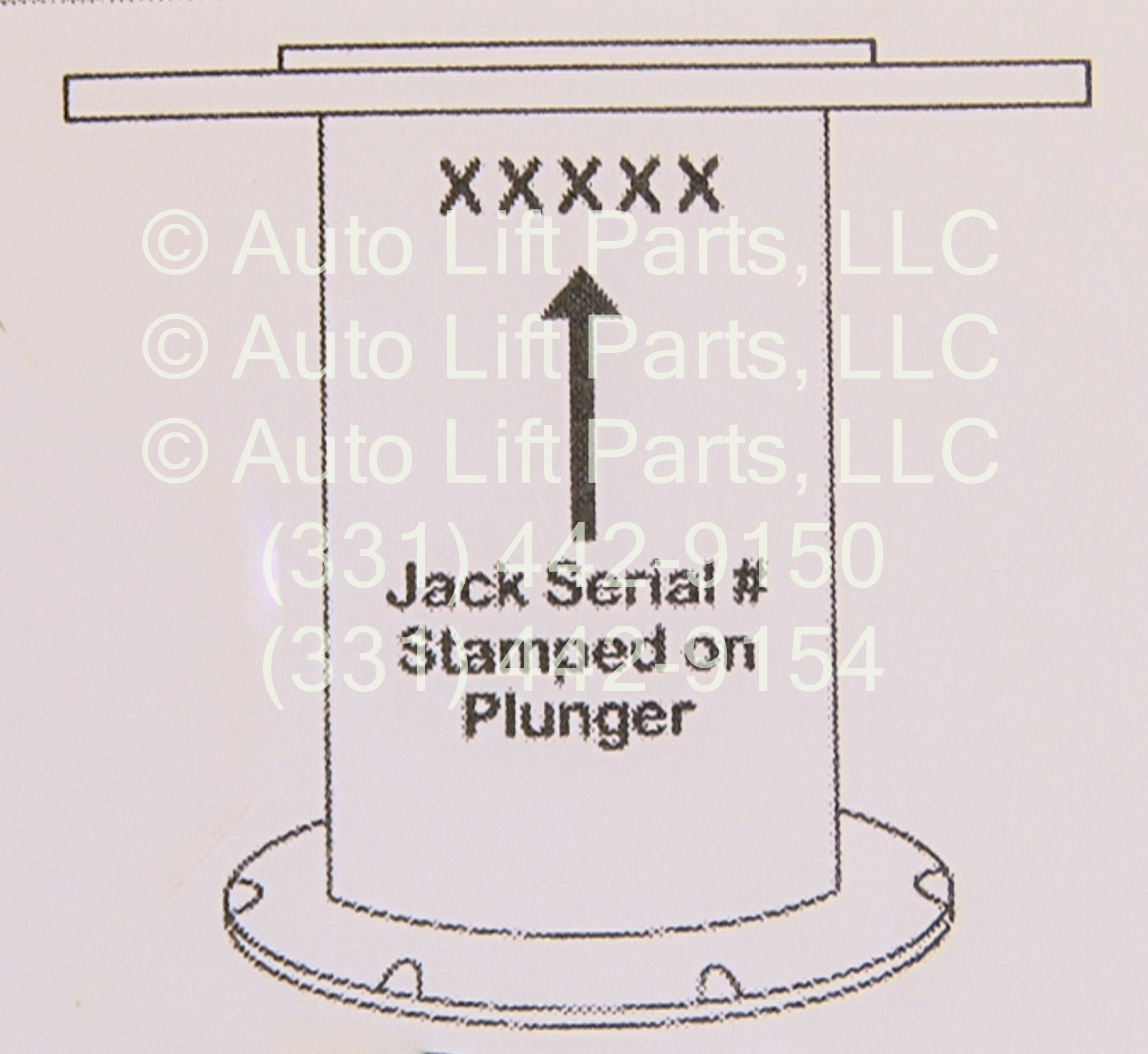 J134 Combo Kit Seal & Gland Ring for ROTARY In-Ground Lifts 10 5/8" Cylinder Diameter - Image 3