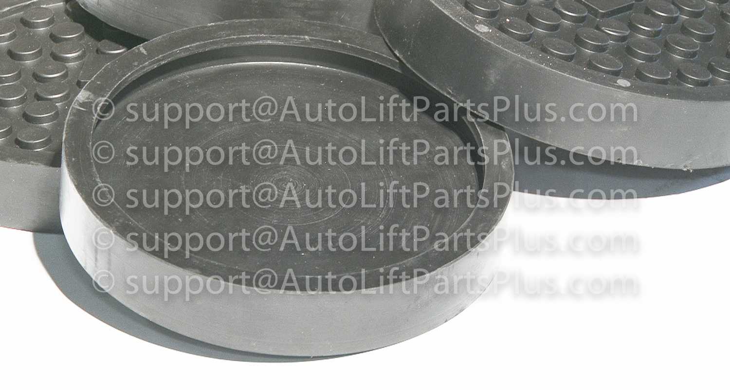 Round Rubber Arm Pads for ALM 2-Post Lifts Set of 4 - Image 2