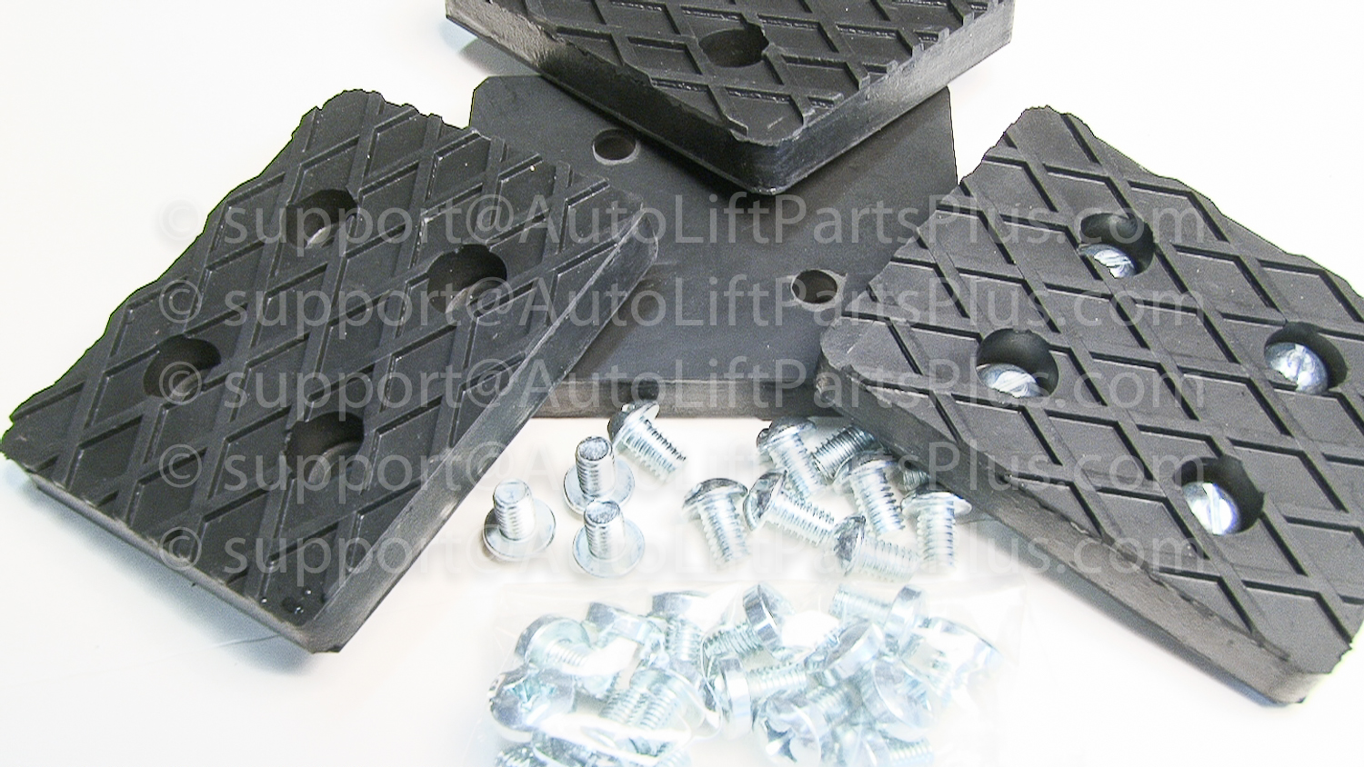 Rectangular Rubber Arm Pads (3 sets of 4) for BENWIL, BISHAMON Lift, 100533 205175 SP710002