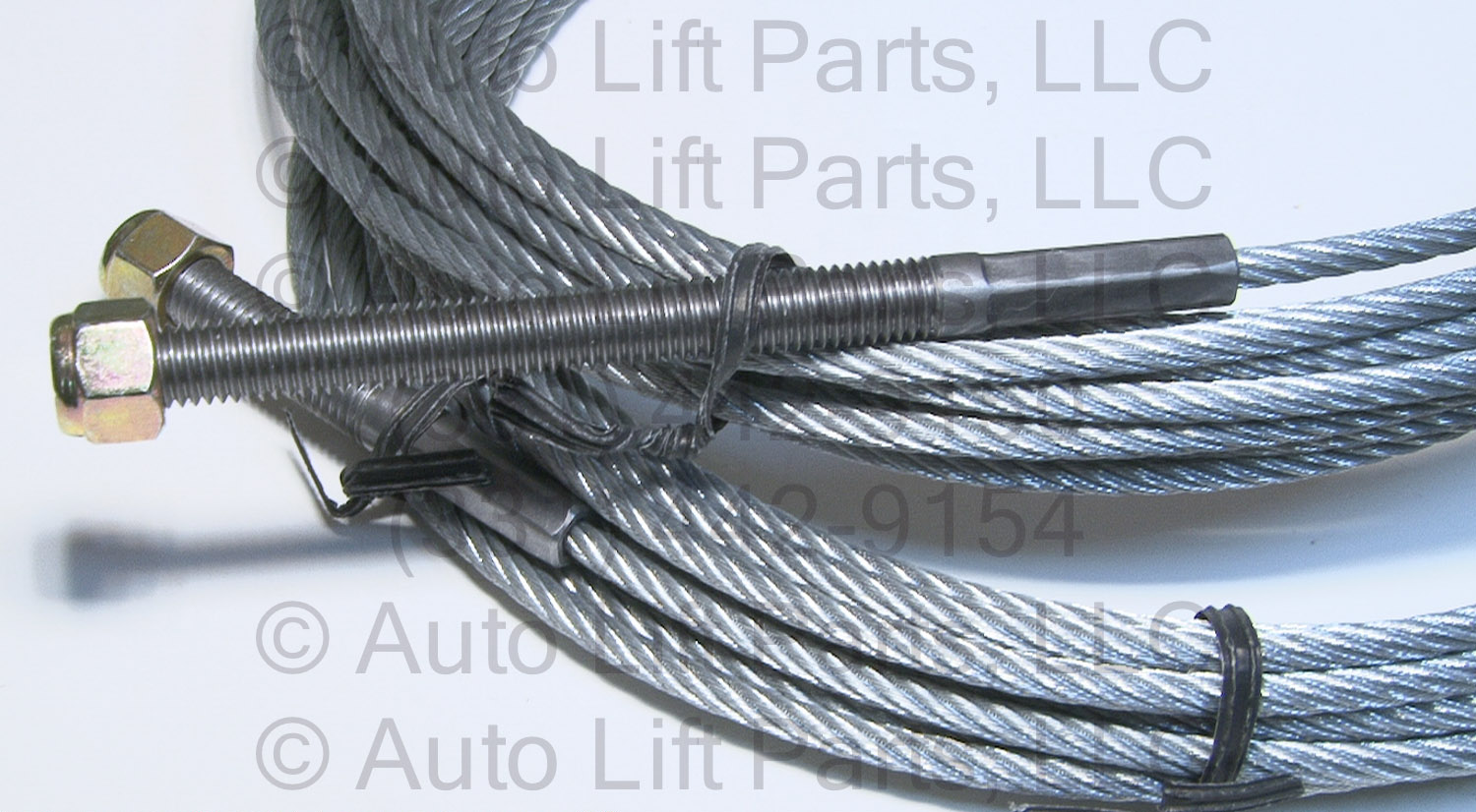 Kernel TP9KAC, Chain-Over 2-Post Lift; Equalizer Cables (2)