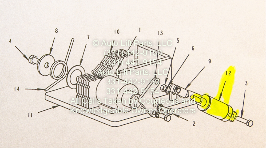 FA299-15, 10 5/8" Diameter Lock Release Air Cylinder, ROTARY - Image 4
