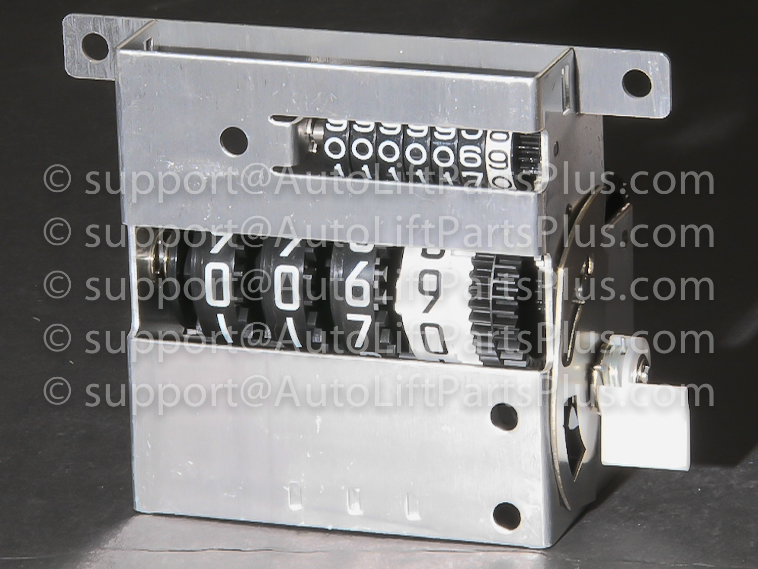 Mechanical 4-Wheel Register for Gasboy 4860 Meter - Less Dial Glass