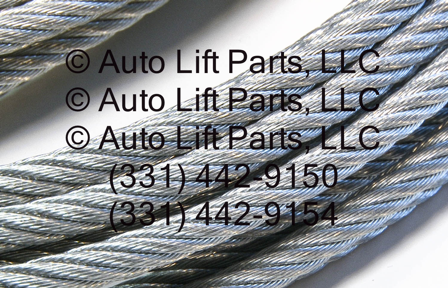 Lifting Cables (4) for ALM 4-Post 12000WT, Stud X Stud