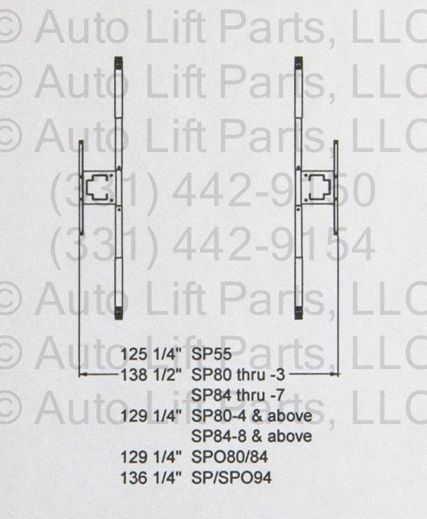 SP80, SP84 Rotary Lift Cables (2) FJ776 - Aftermarket - Image 3
