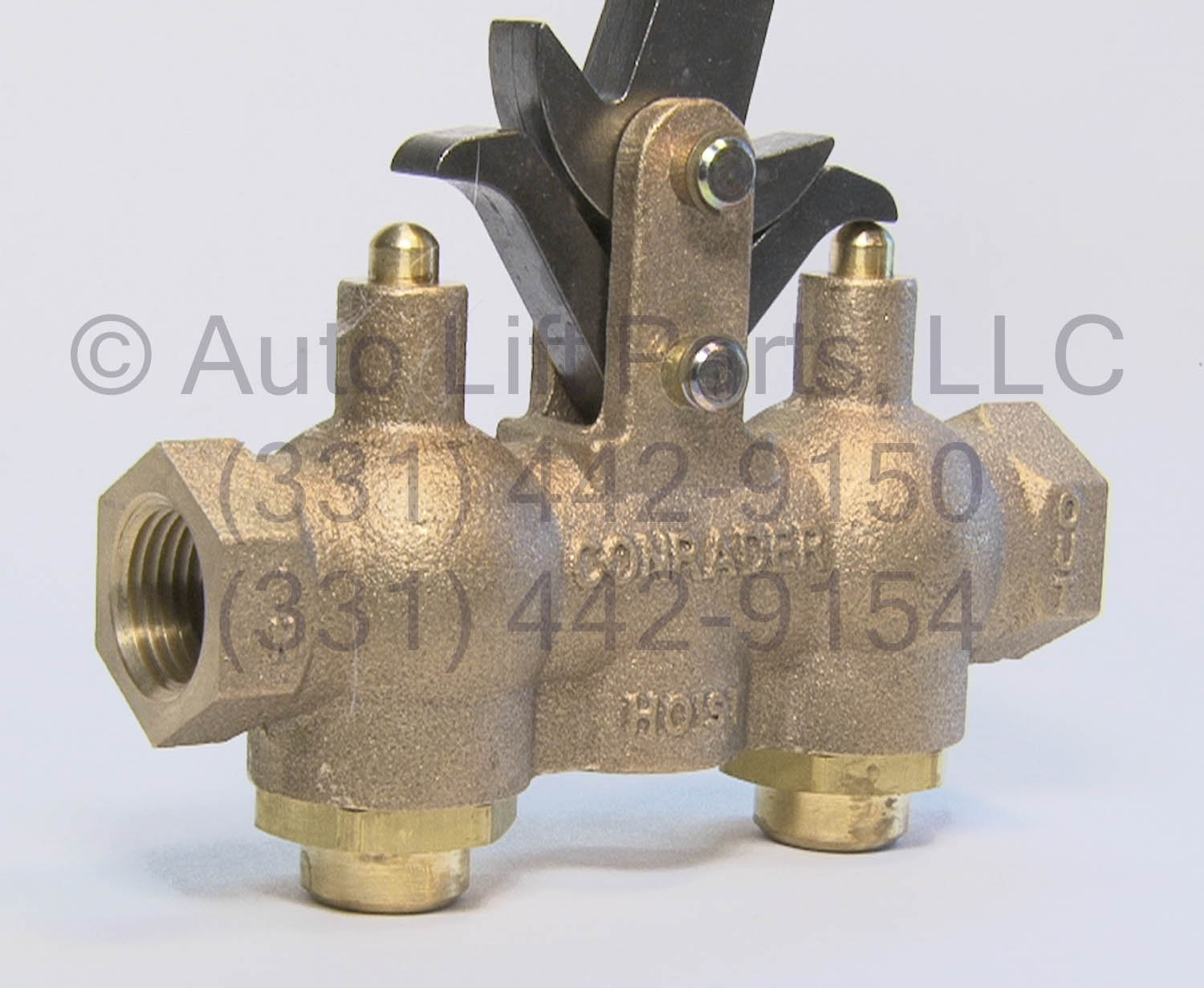 Globe Lift 571x4N, Western Hoist U-720 Non-Locking Air Control Valve - Image 2