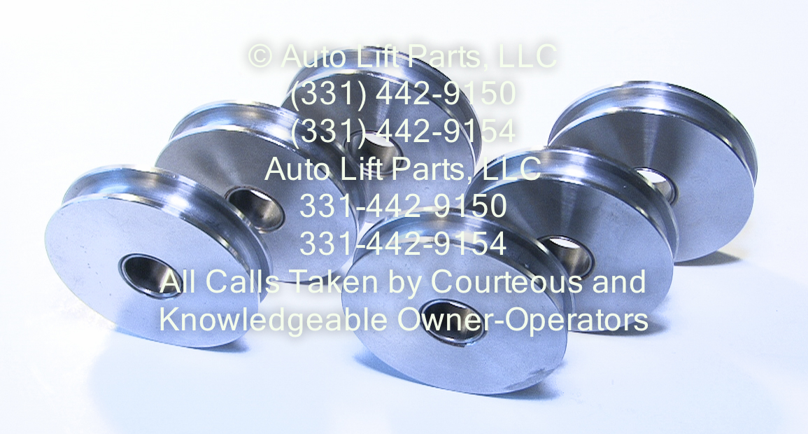 Equalizer Cable Pulley/Sheaves (6) 3" OD x 3/4" Center Hole